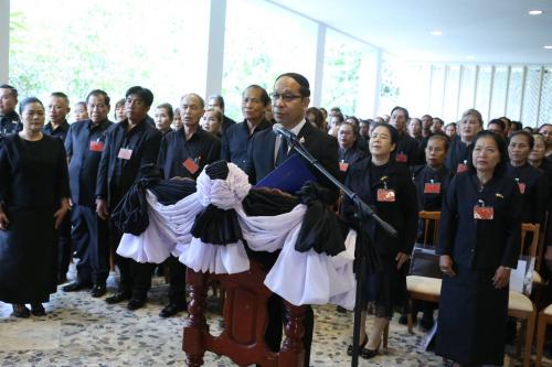 🌟 พช.เจริญศิลป์ จ.สกลนคร : เครือข่ายกองทุนแม่ของแผ่นดินอำเภอเจริญศิลป์ ร่วมกิจกรรม "รวมพลังแห่งความภักดี เสริมสร้าง และพัฒนาอุดมการณ์กองทุนแม่ของแผ่นดินจังหวัดสกลนคร